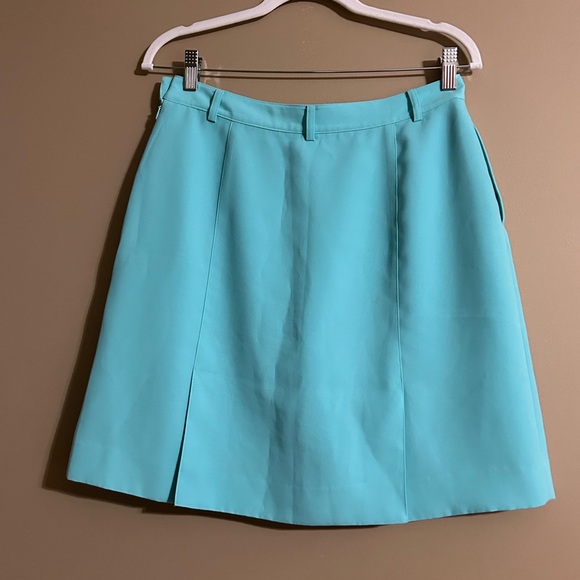 Astr Turquoise A-Line Skirt - Picture 2 of 5